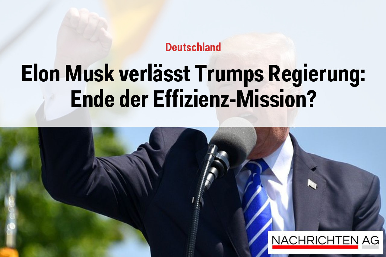 Elon Musk verlässt Trumps Regierung: Ende der Effizienz-Mission?