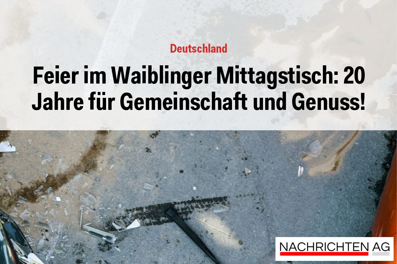 Feier im Waiblinger Mittagstisch: 20 Jahre für Gemeinschaft und Genuss!