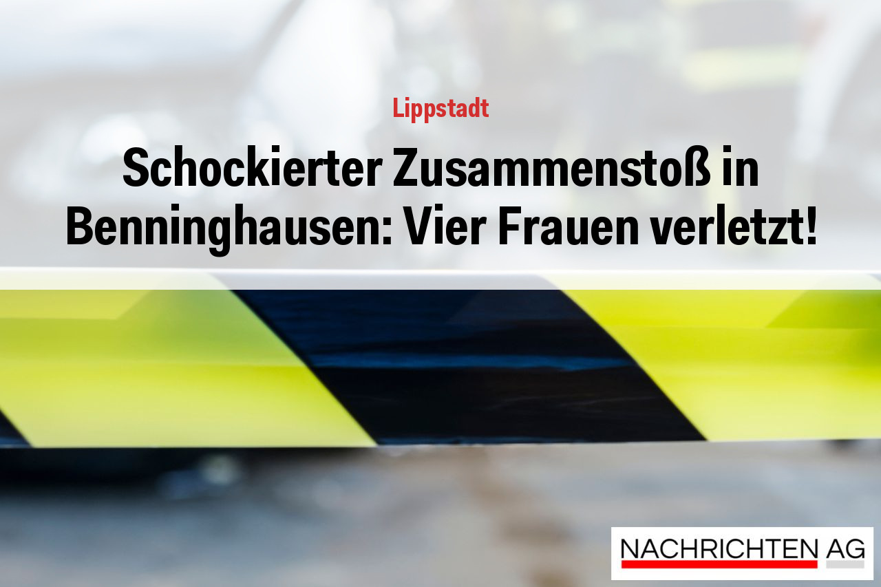 Schockierter Zusammenstoß in Benninghausen: Vier Frauen verletzt!