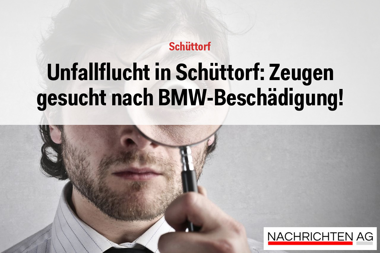 Unfallflucht in Schüttorf: Zeugen gesucht nach BMW-Beschädigung!