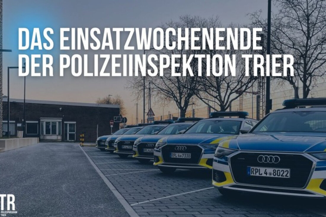Vom 23. bis 25. Mai 2025 führt die Polizeiinspektion Trier ein Einsatzwochenende durch. Berichte über Verkehrsunfälle und weitere Vorfälle.