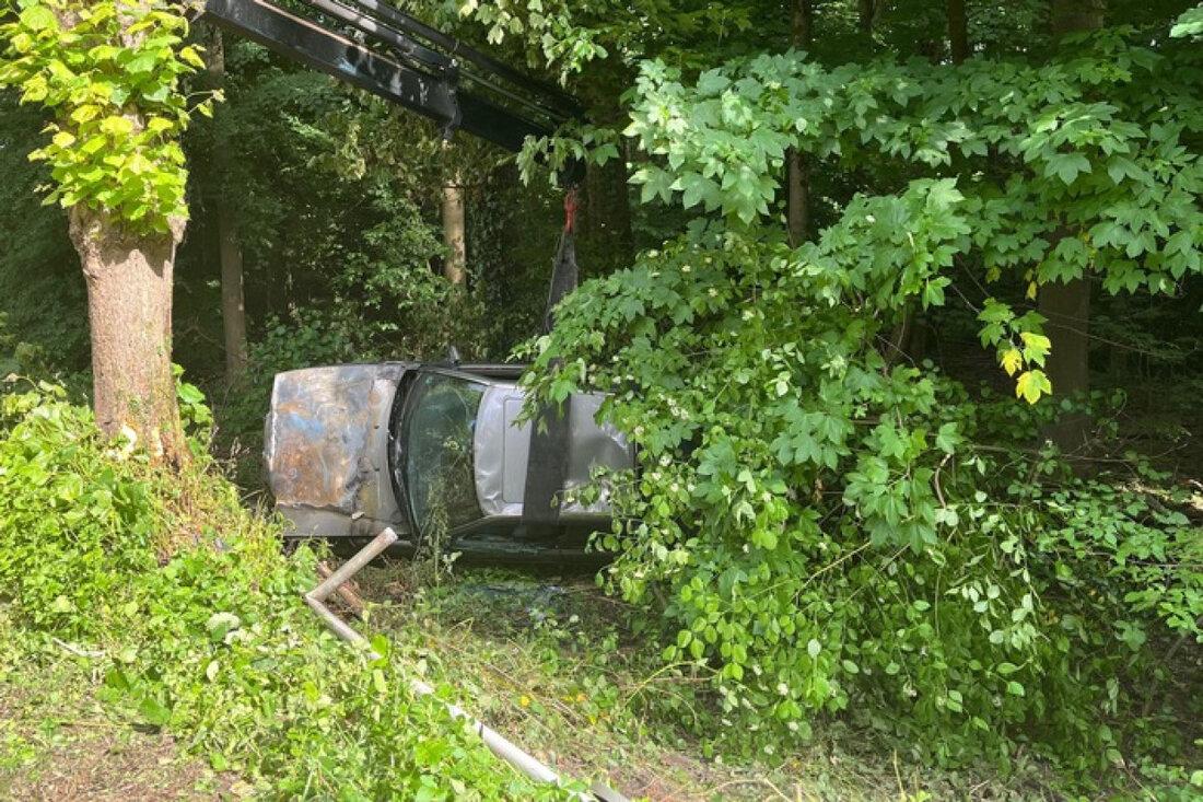 Ein 80-jähriger Autofahrer überschlägt sich in Bochum-Linden und landet im Straßengraben. Ersthelfer retten den Mann.