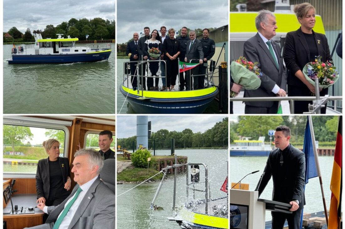Die Wasserschutzpolizei Münster tauft das neue Einsatzboot "WSP 21" am 27. Mai in Münster. Moderne Technik für mehr Sicherheit auf den Wasserwegen.