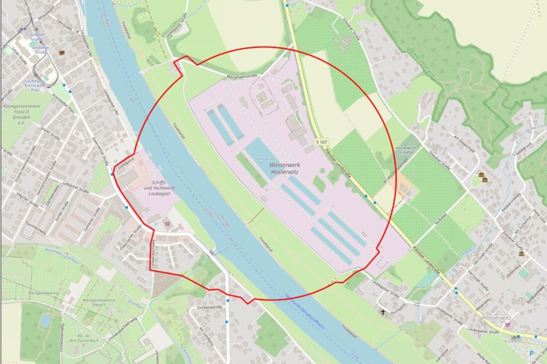 In Dresden müssen rund 150 Menschen evakuiert werden, da eine gefunden Bombe gesprengt werden muss. Sperrbereich: 500 Meter.