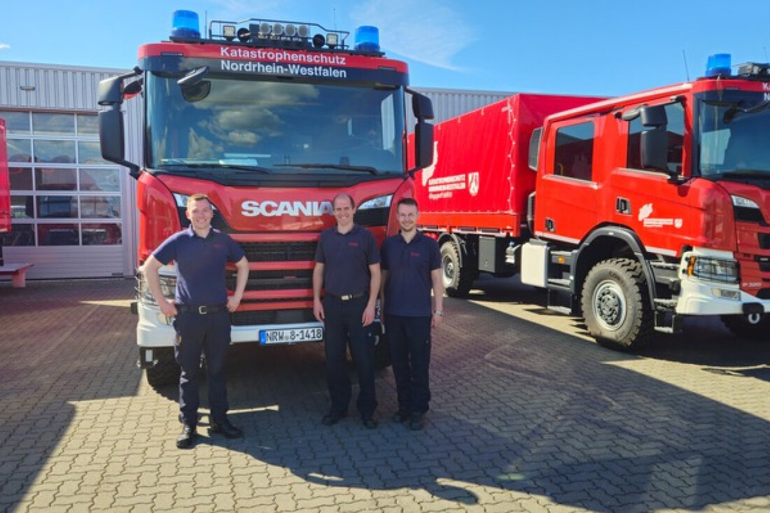 Die Feuerwehr Voßwinkel erhält einen neuen Gerätewagen Dekon-P zur modernen ABC-Gefahrenbekämpfung und ersetzt damit ein 25 Jahre altes Fahrzeug.
