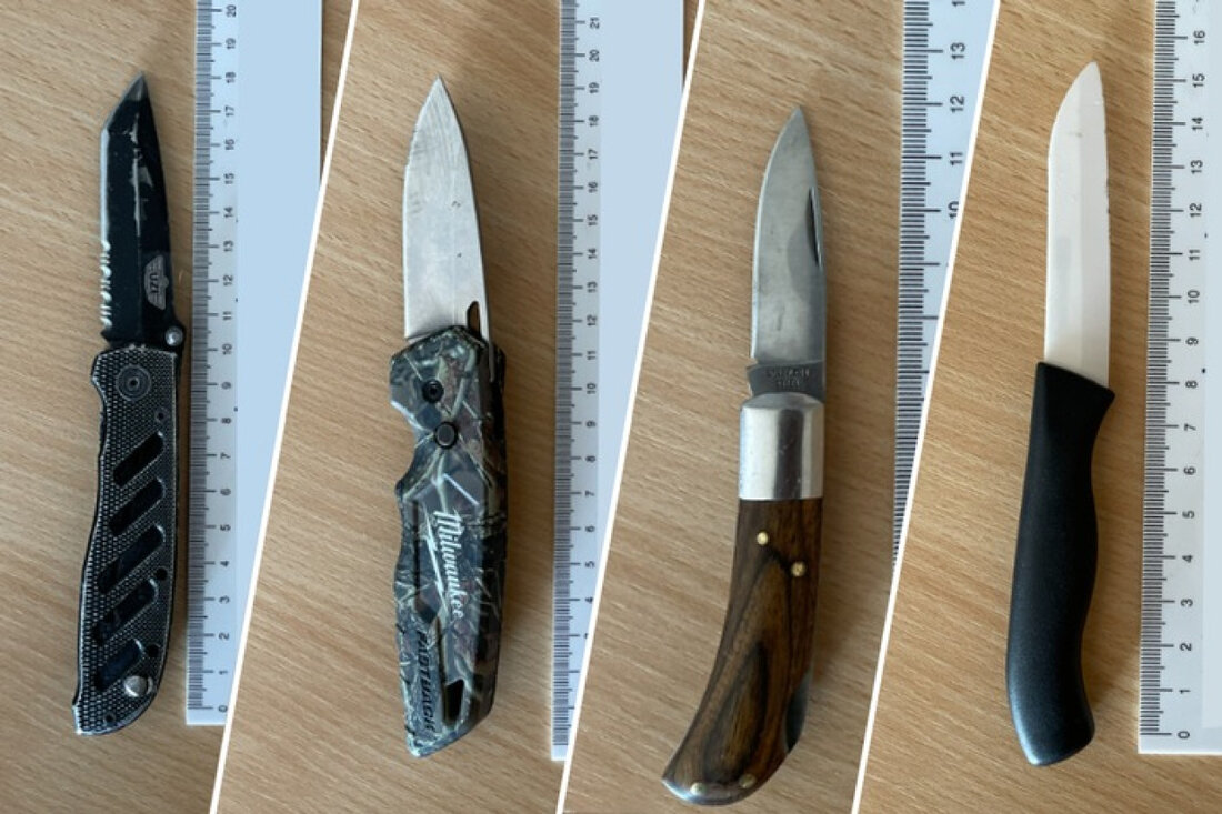 Polizei Gießen führt Kontrollaktionen durch, sichert mehrere Messer in Bussen und droht Bußgelder bis 10.000 Euro an.