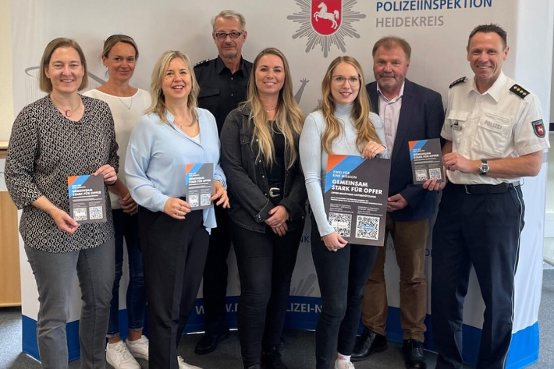 Die Polizeidirektion Heidekreis, WEISSER RING e.V. und Stiftung Opferhilfe stärken die Opferhilfe durch neue Kooperation und lokale Beratungsangebote.