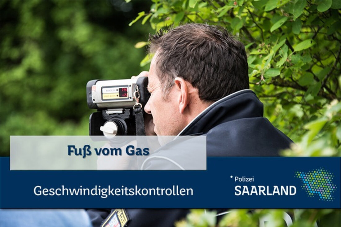 Die saarländische Polizei führt vom 16. bis 22. Juni 2025 Geschwindigkeitskontrollen an ausgewählten Unfallorten durch.